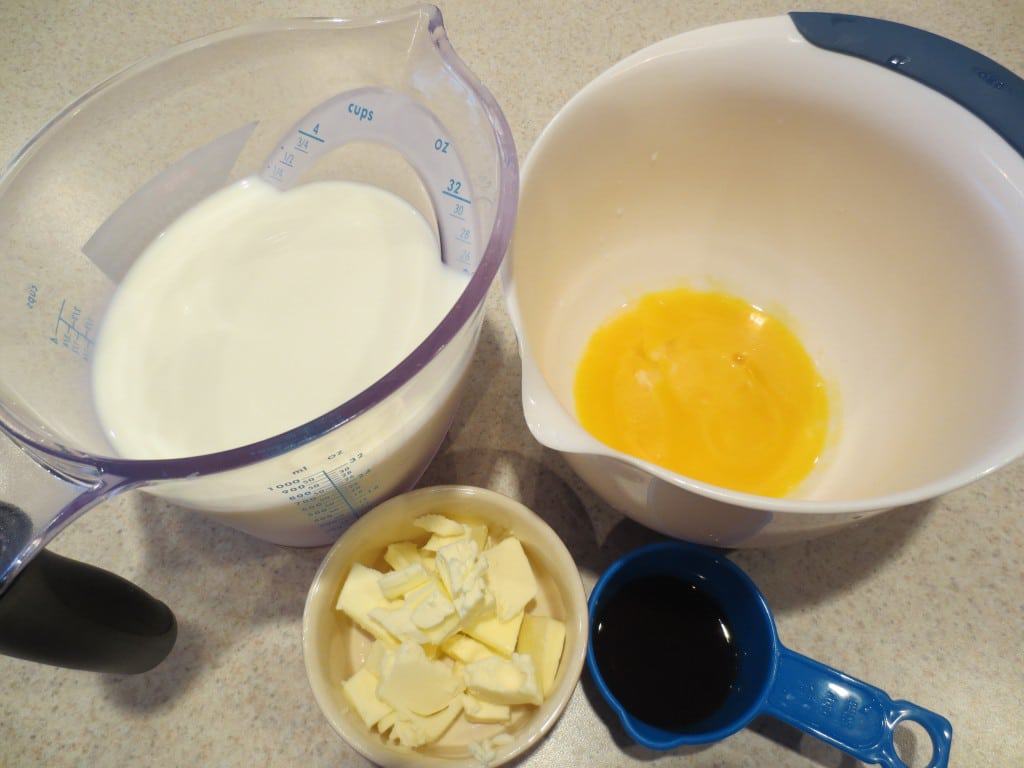 ingredients needed to make pudding 