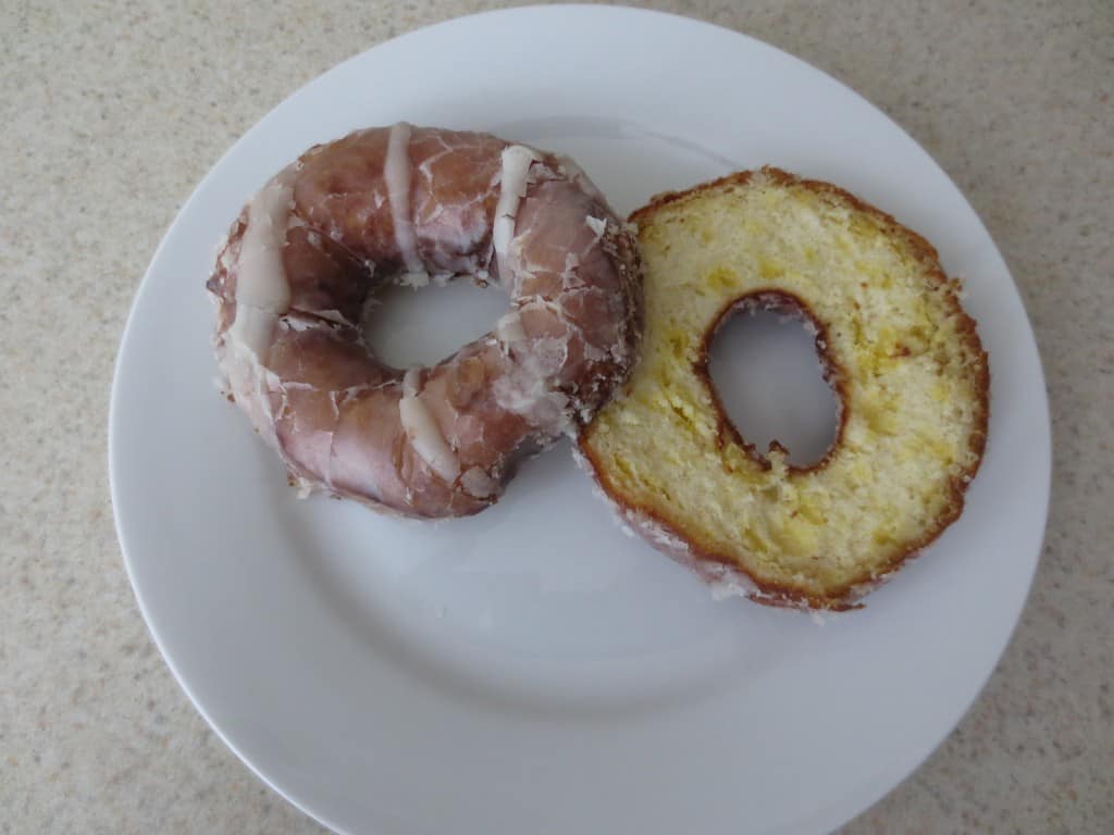 Homemade Glazed Donut Breakfast Sandwich Ingredients