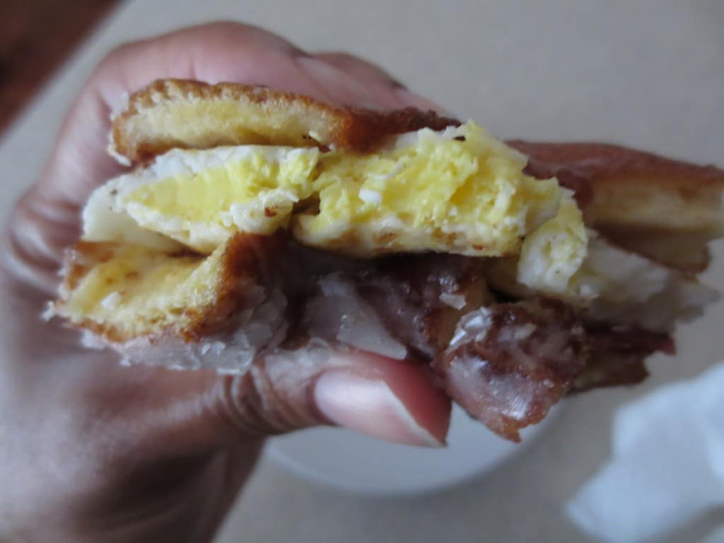 Homemade Glazed Donut Breakfast Sandwich Recipe 