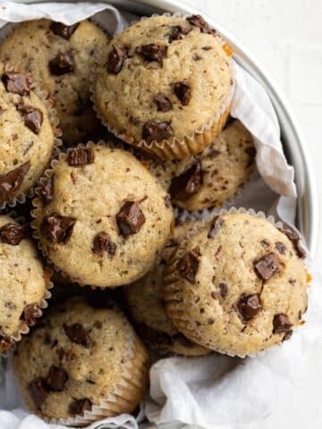 batch of muffins in a bowl