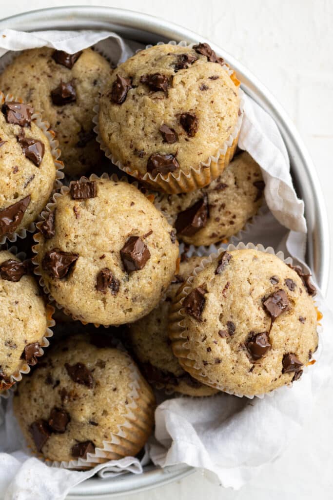 batch of muffins in a bowl