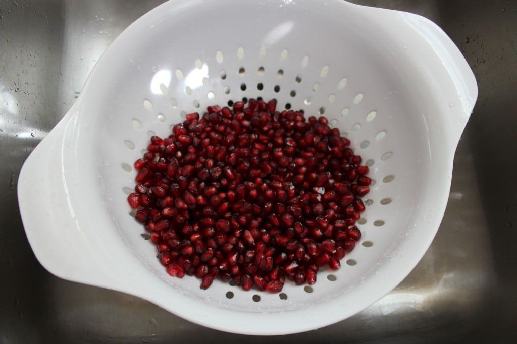 Seeding a Pomegranate in water is a simple and less messy way to enjoy this delicious fruit in the fastest amount of time. simplylakita.com