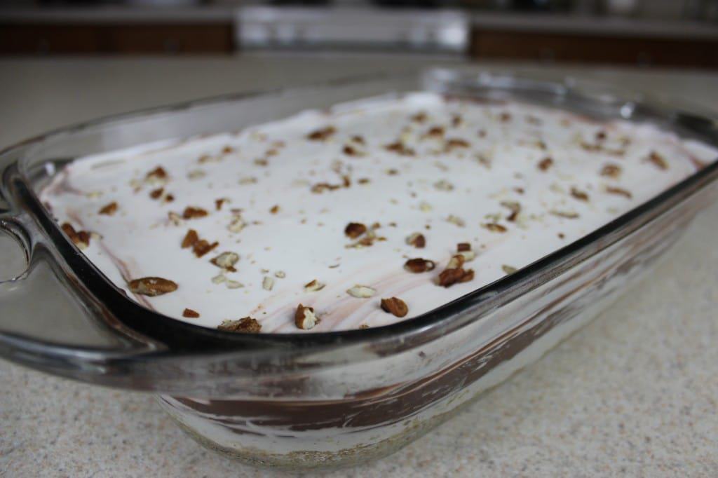 close-up side view chocolate delight
