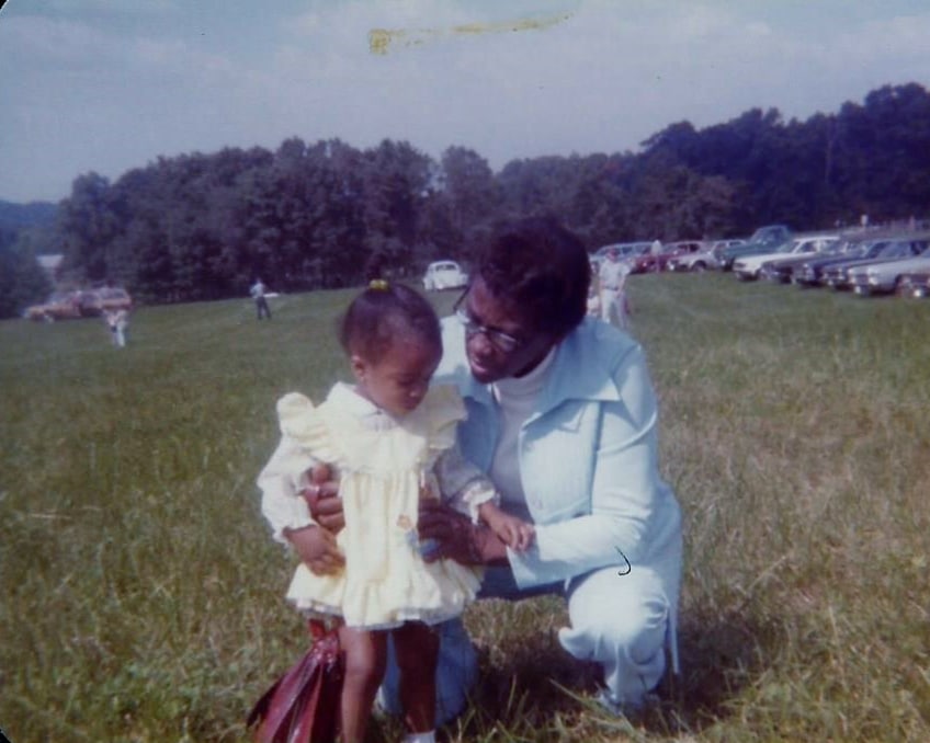 young lakita and her grandmother 