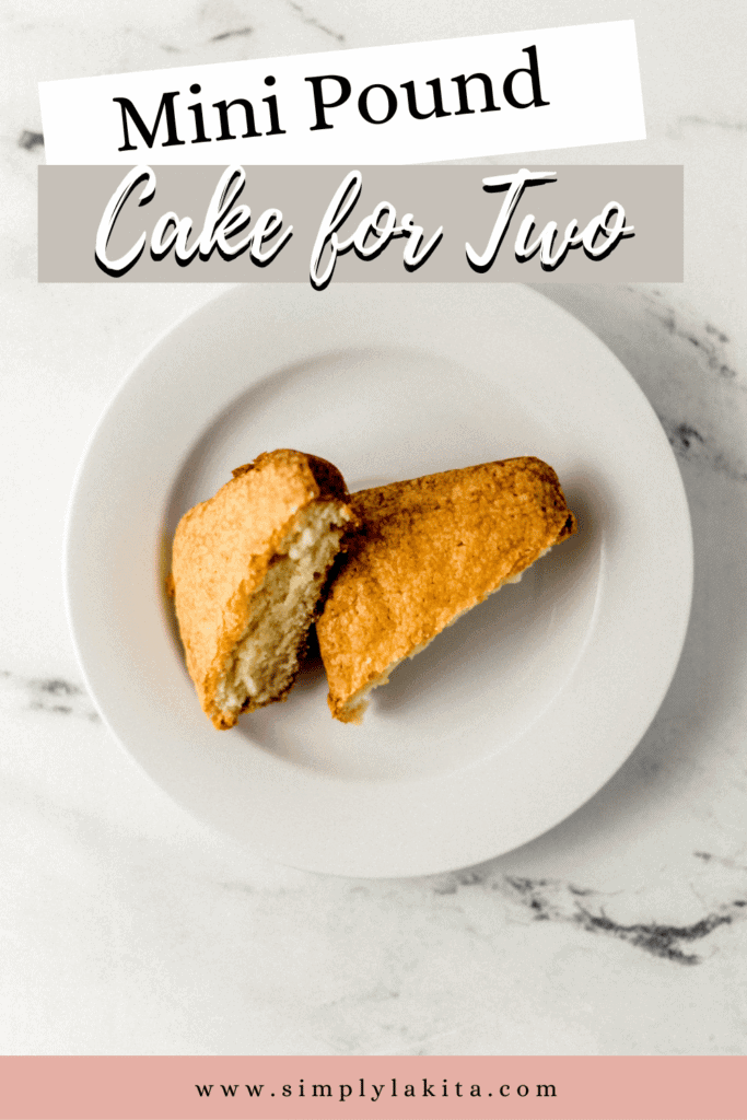 Mini Pound Cake for Two