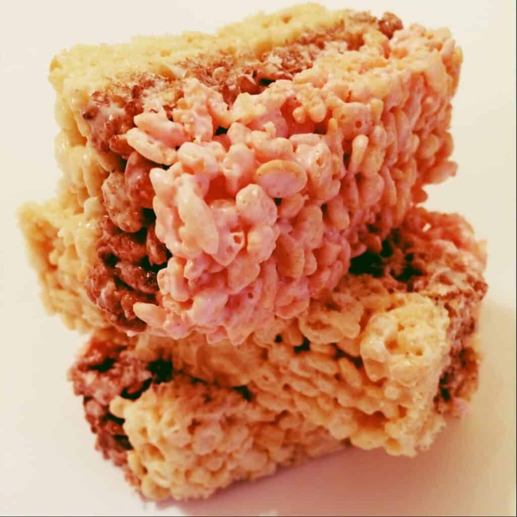 Neapolitan Rice Krispie Treats by Simply LaKita 