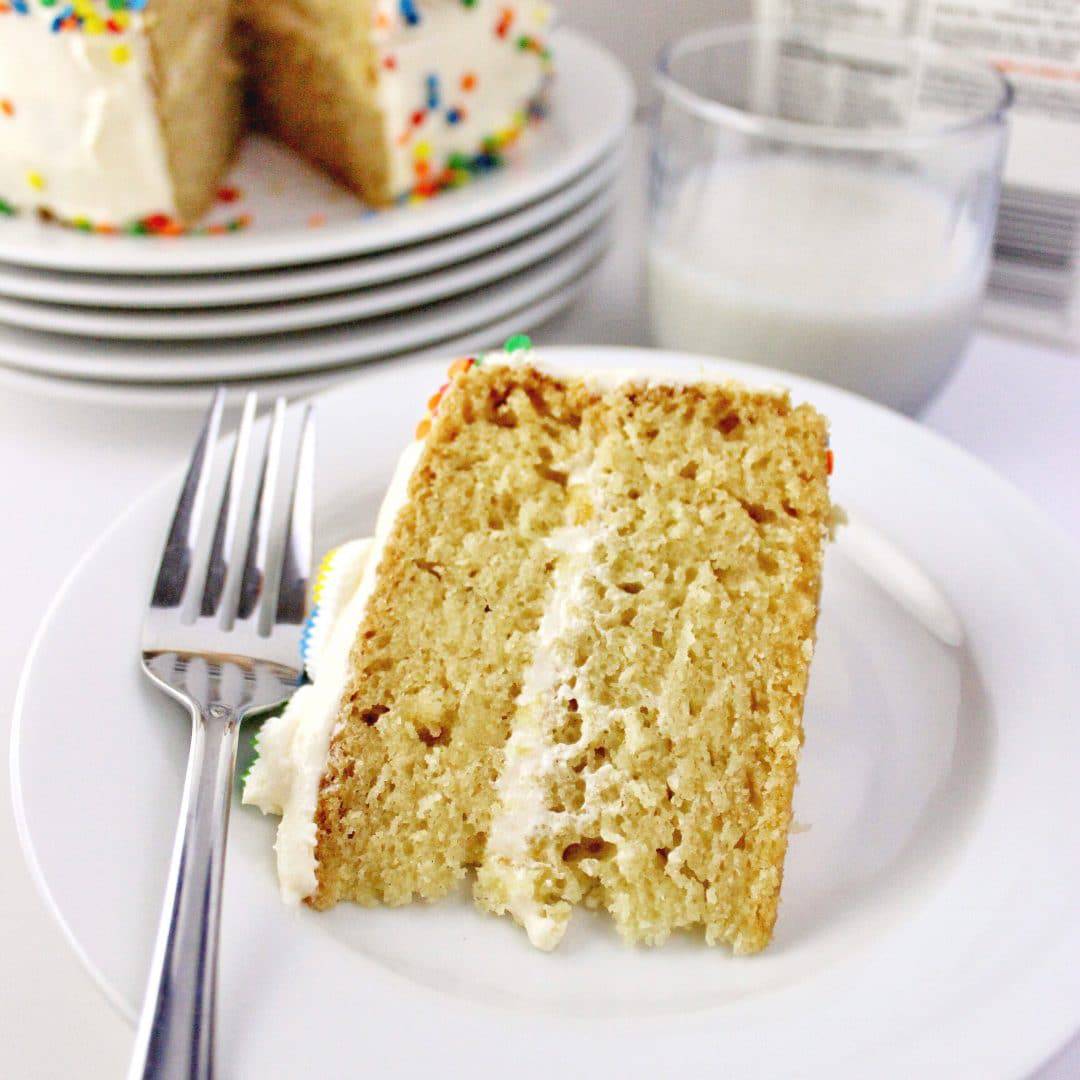 birthday vegan yellow cake recipe