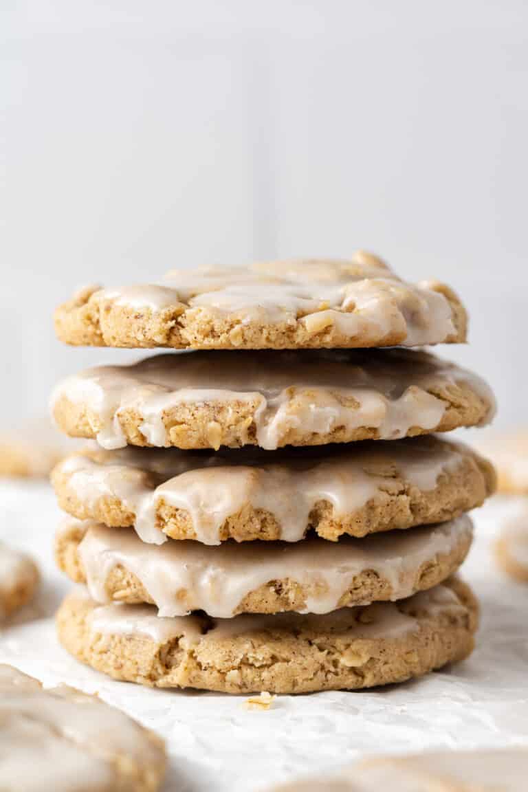 Iced Oatmeal Cookies
