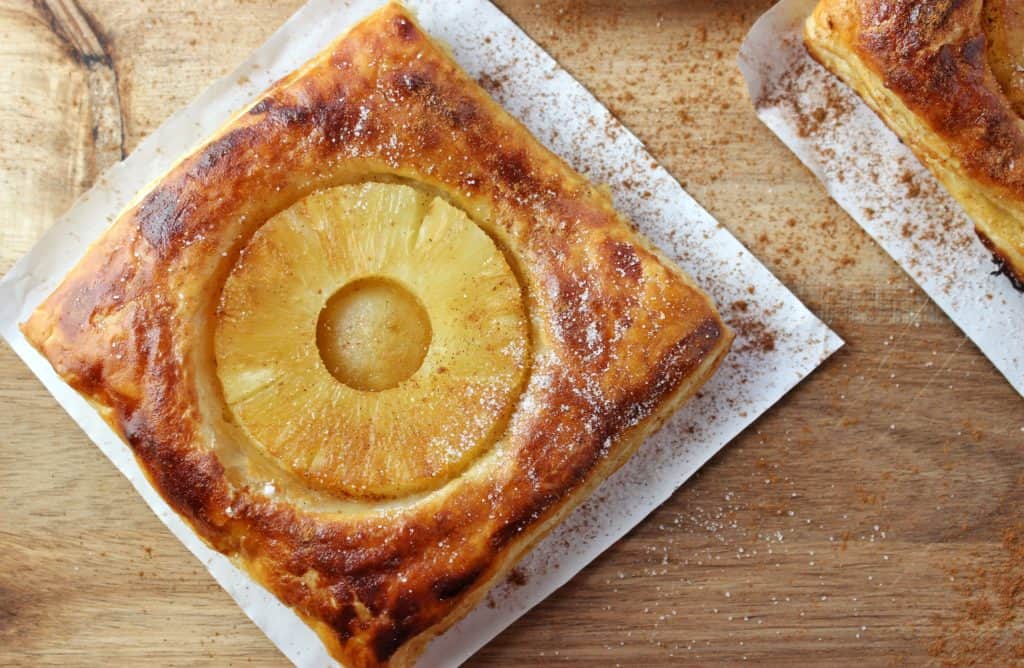 tart on parchment paper 