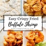 Four process photos to make shrimp pin with text overlay.