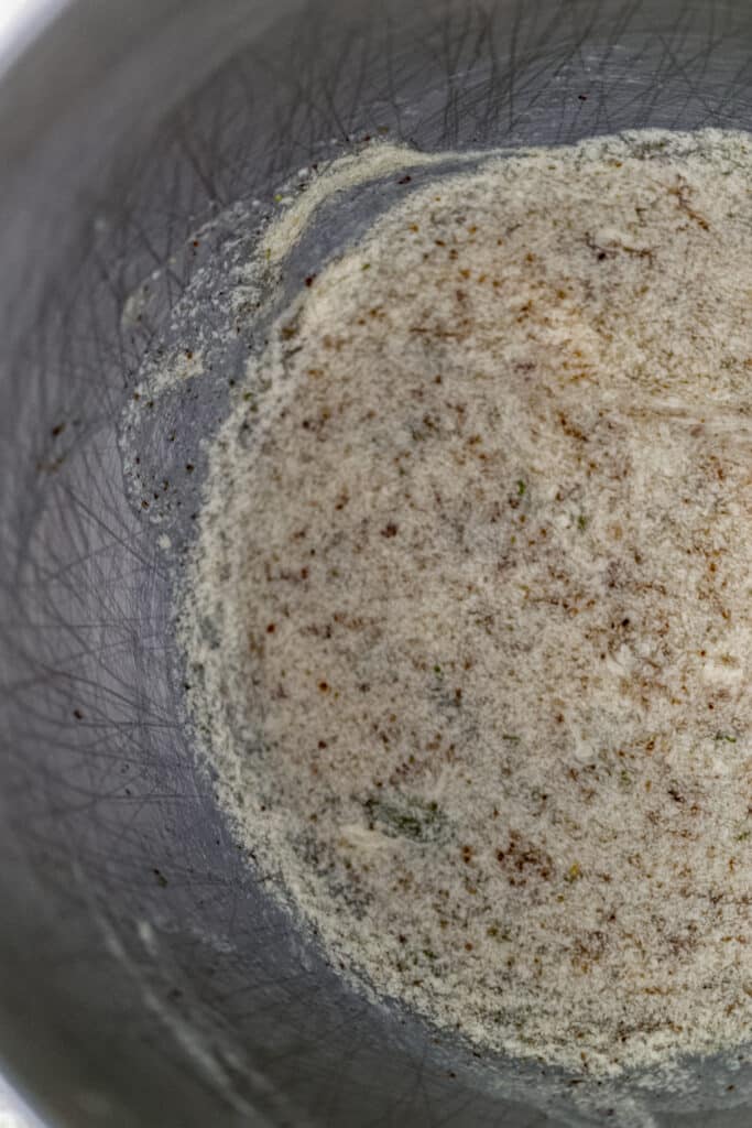 wet ingredients for margarita cupcakes in mixing bowl