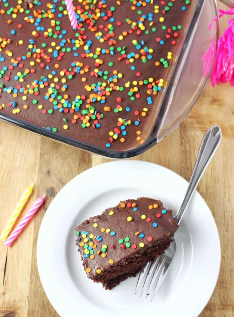 Vegan Chocolate Ganache Cake – Today Simply LaKita celebrates her birthday by sharing a recipe and a few lessons learned this past year. simplylakita.com #vegan #chocolatecake 