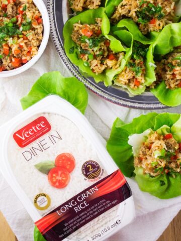 Spicy Asian Lettuce Wraps - This quick and easy recipe is perfect for the times when you want to add a little spice to a weekday meals. simplylakita.com #vegan