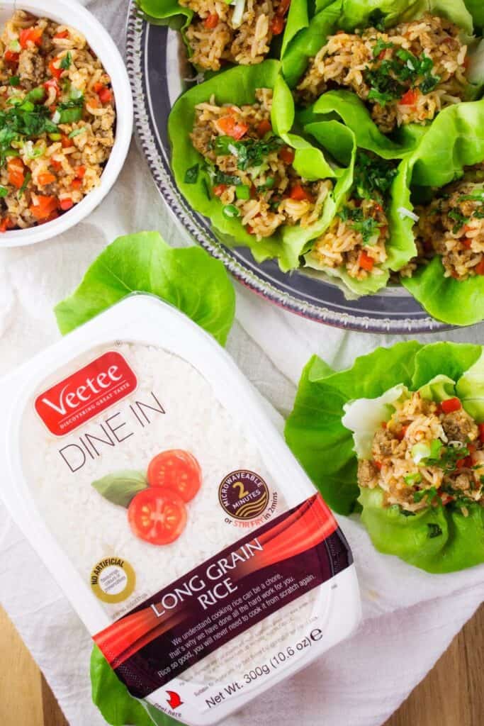 Spicy Asian Lettuce Wraps - This quick and easy recipe is perfect for the times when you want to add a little spice to a weekday meals. simplylakita.com #vegan