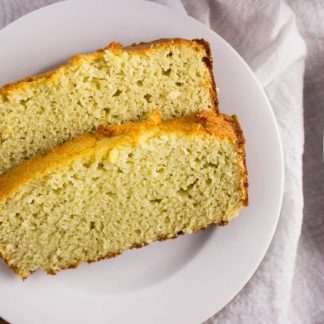 Almond Coconut Flour slices on plate