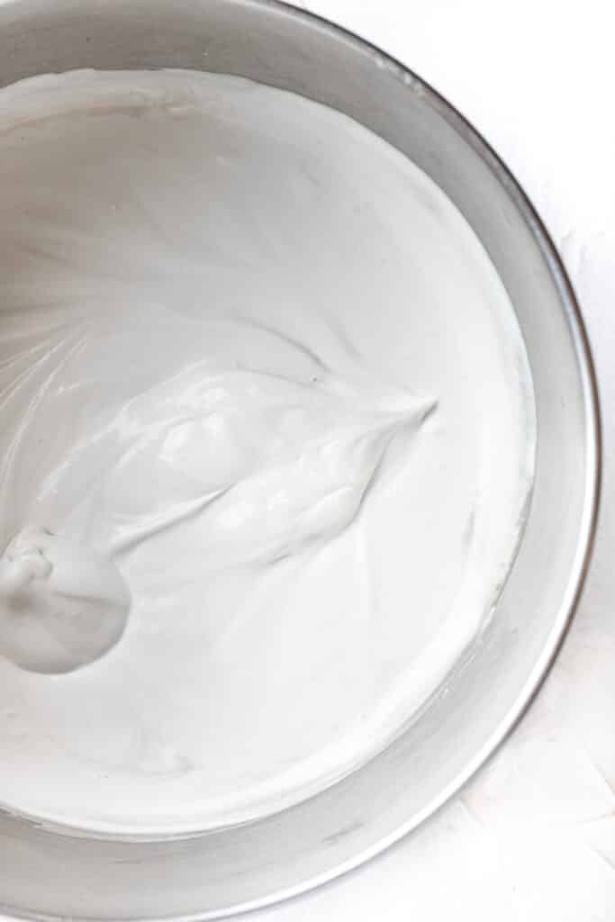 condensed milk, whipping cream, and vanilla extract combined in mixing bowl  