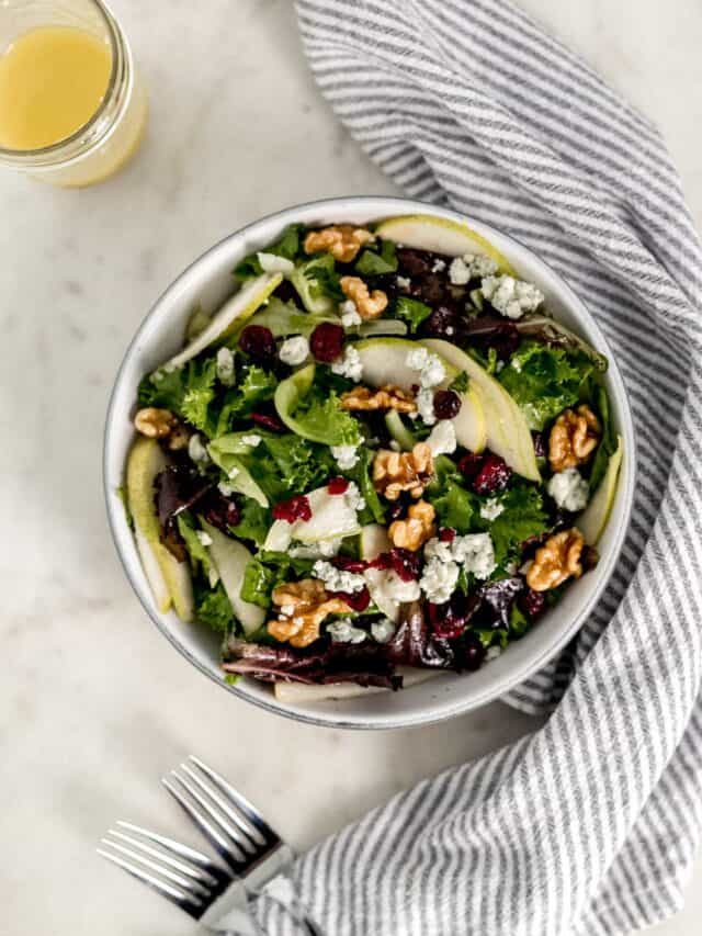Summer Pear and Blue Cheese Salad Recipe Simply LaKita