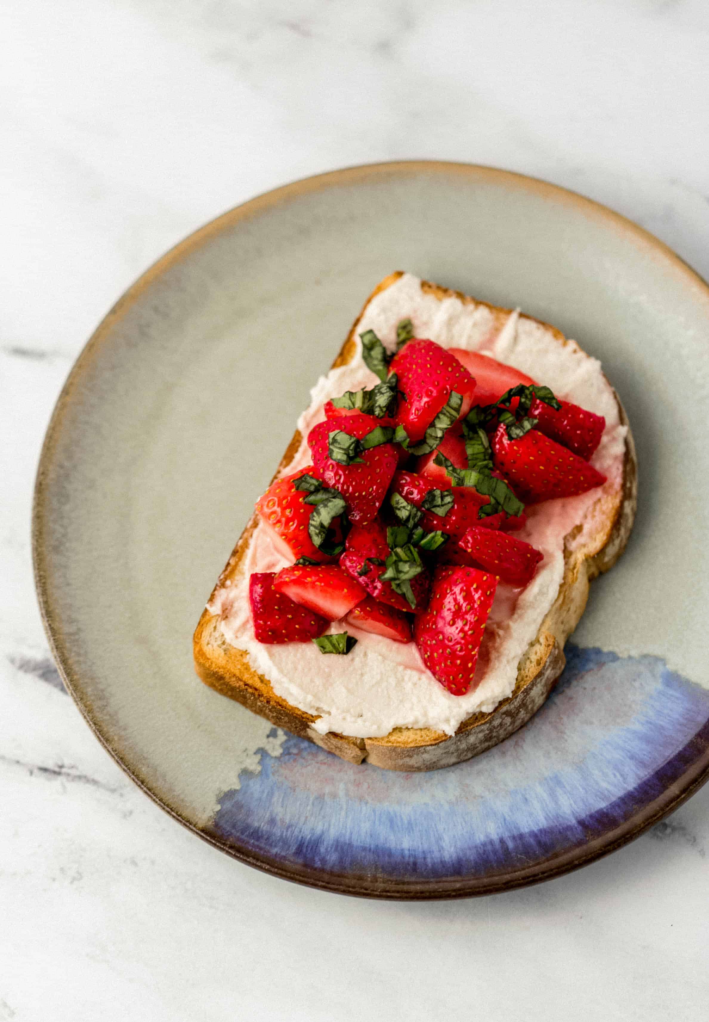 Strawberry Cream Cheese Toast