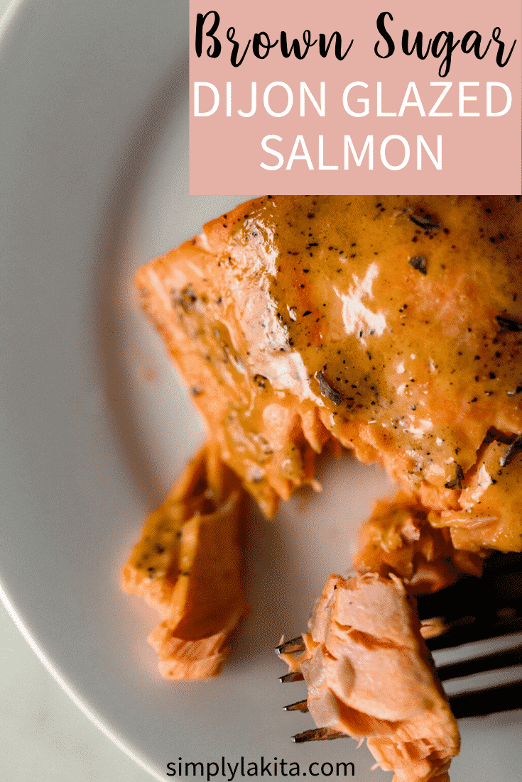 Brown Sugar Dijon Glazed Salmon
