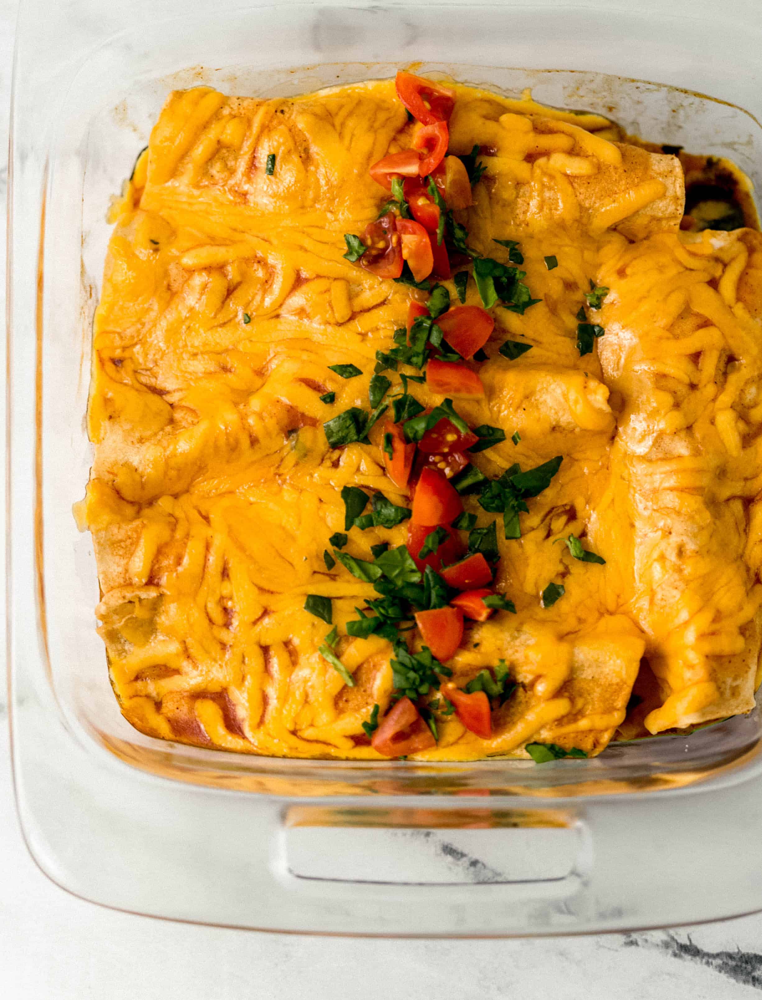 Chorizo and Sweet Potato Enchiladas