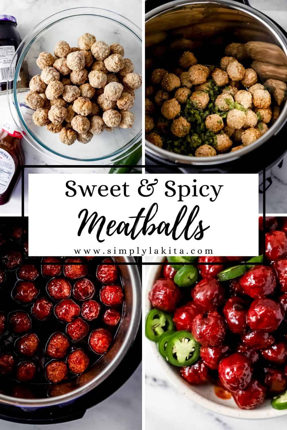 Sweet and Spicy Meatballs Recipe (Made in Instant Pot)