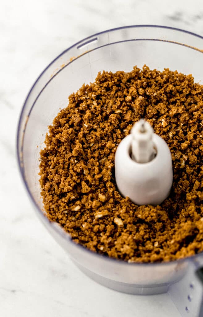 Pumpkin Cheesecake Simply LaKita 9 ingredients needed to make cheesecake crust in food processor