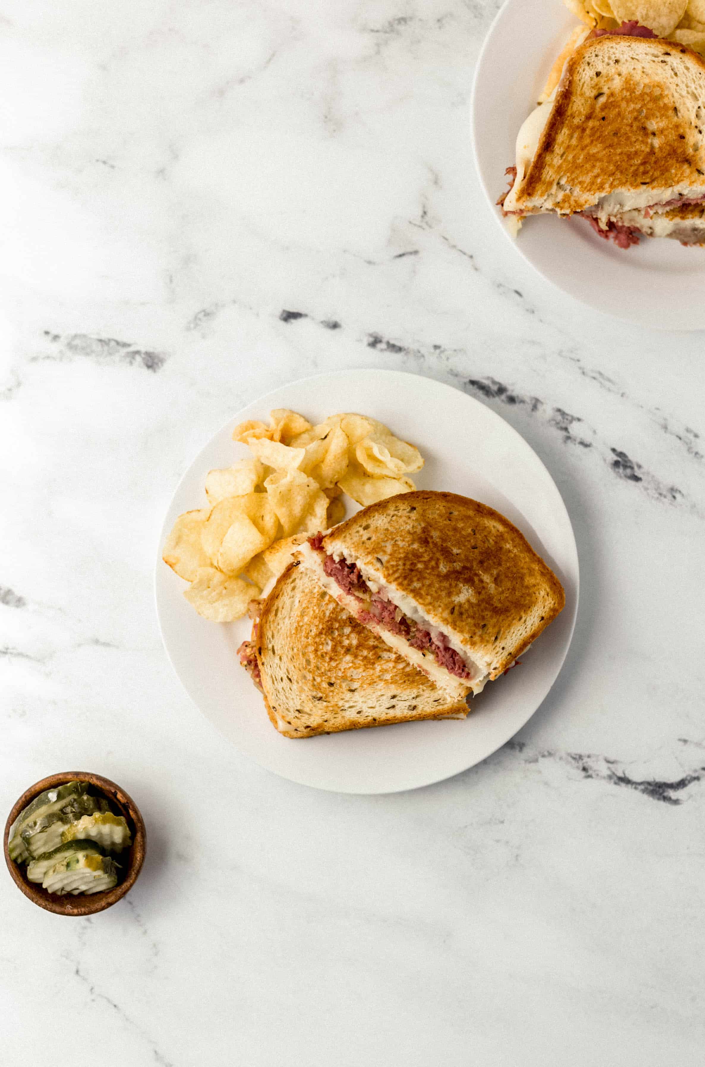 Corned Beef Grilled Cheese