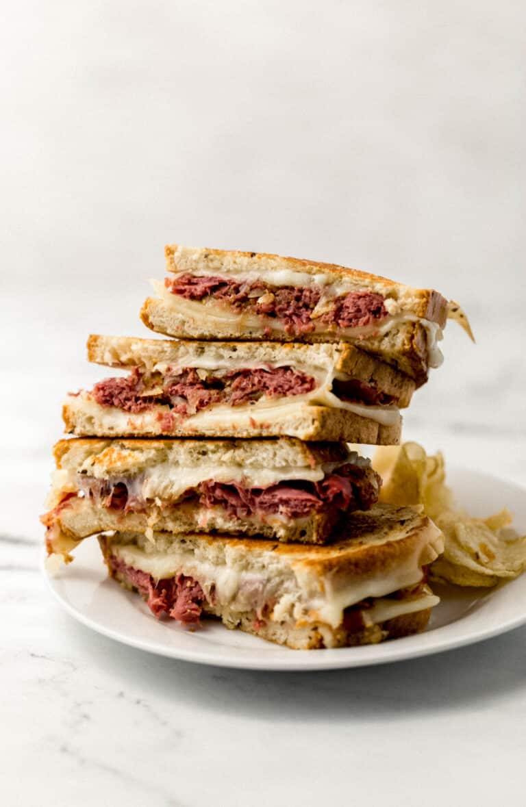 Corned Beef Toastie on a Griddle Pan Vang Extre1991