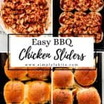 Four photos of process to make sliders on pin with text overlay.