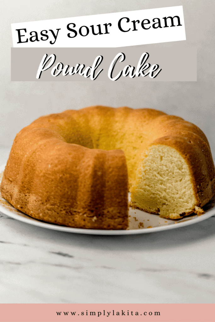 Homemade Sour Cream Pound Cake Homemade Sour Cream Pound Cake