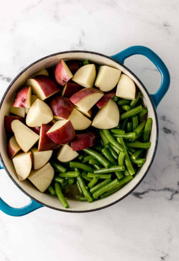 Ham, Green Beans, and Potatoes