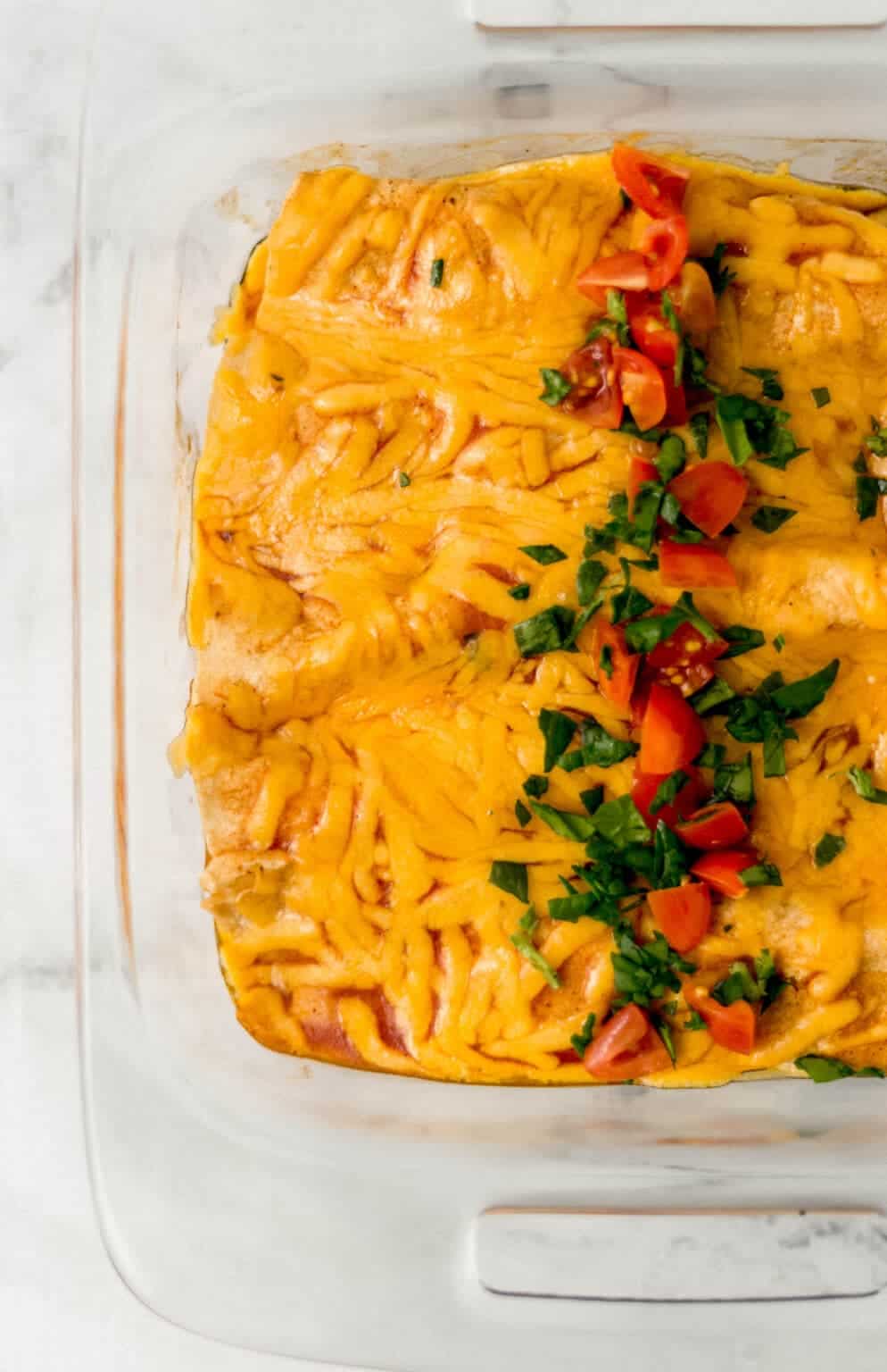 Chorizo and Sweet Potato Enchiladas