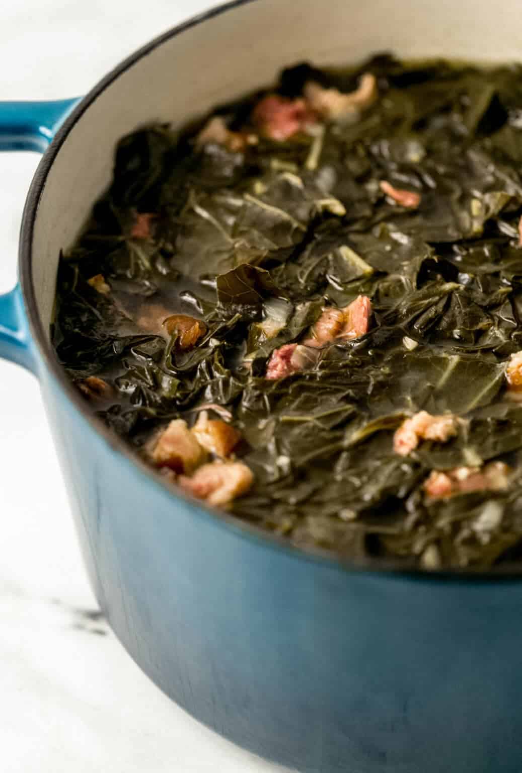 Southern Collard Greens Recipe with Ham Hocks