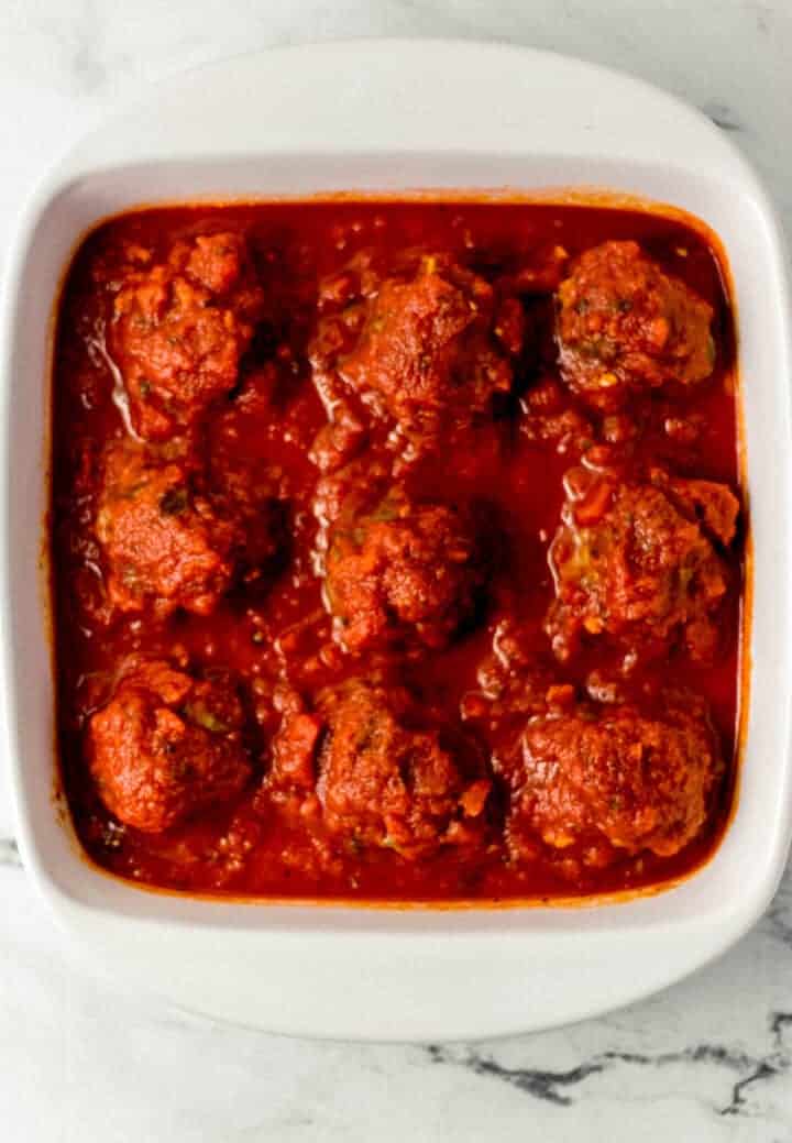 Keto Meatball Casserole