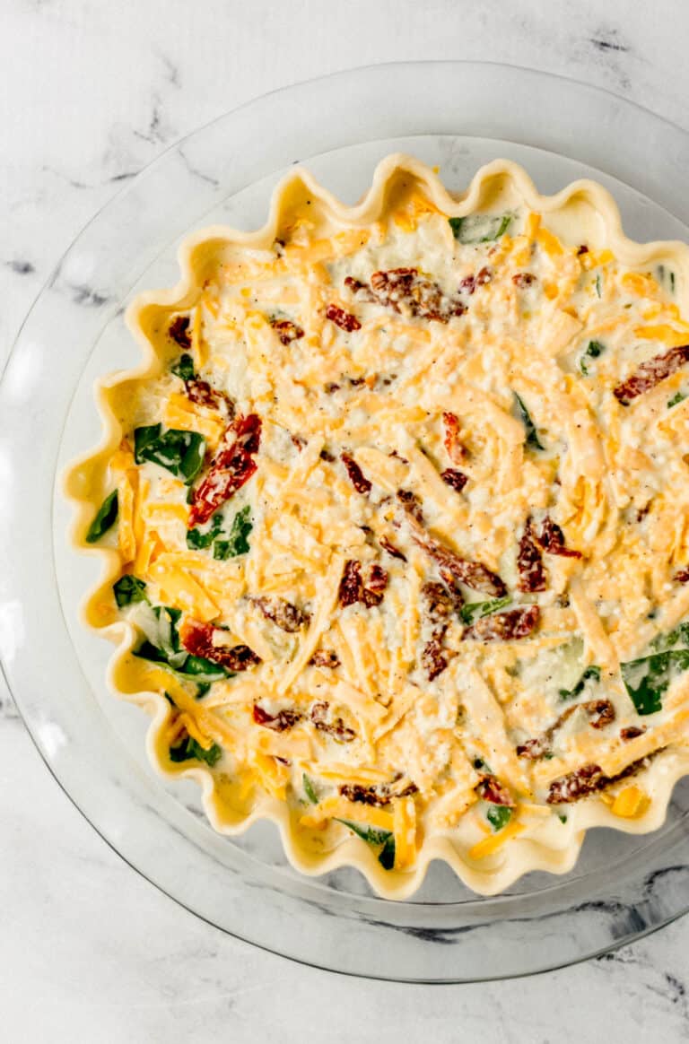 Sun Dried Tomato Quiche