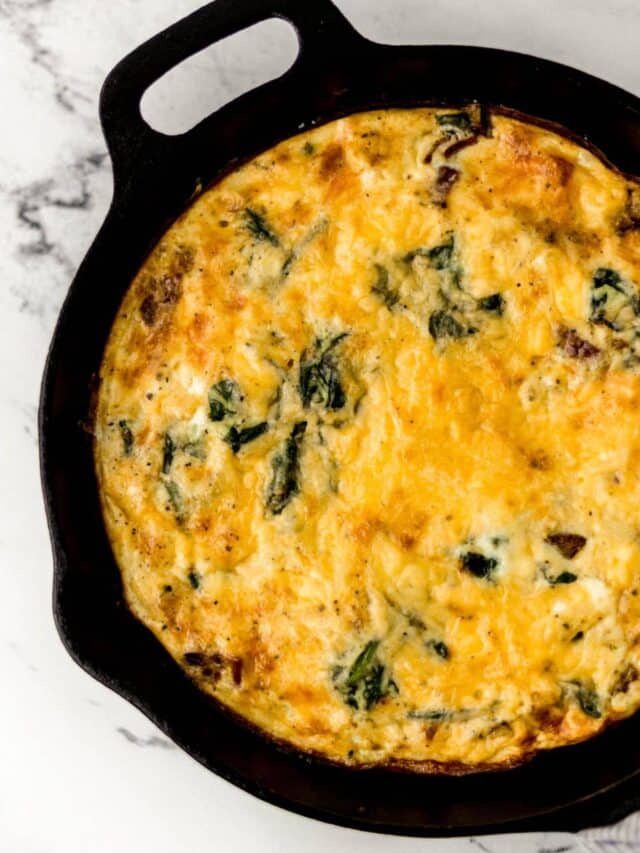 30 Minute Bacon and Potato Frittata Recipe Simply LaKita