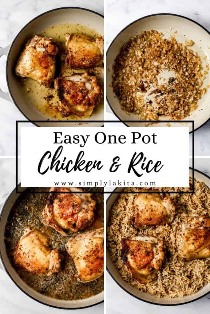 Easy One Pot Chicken and Rice Recipe