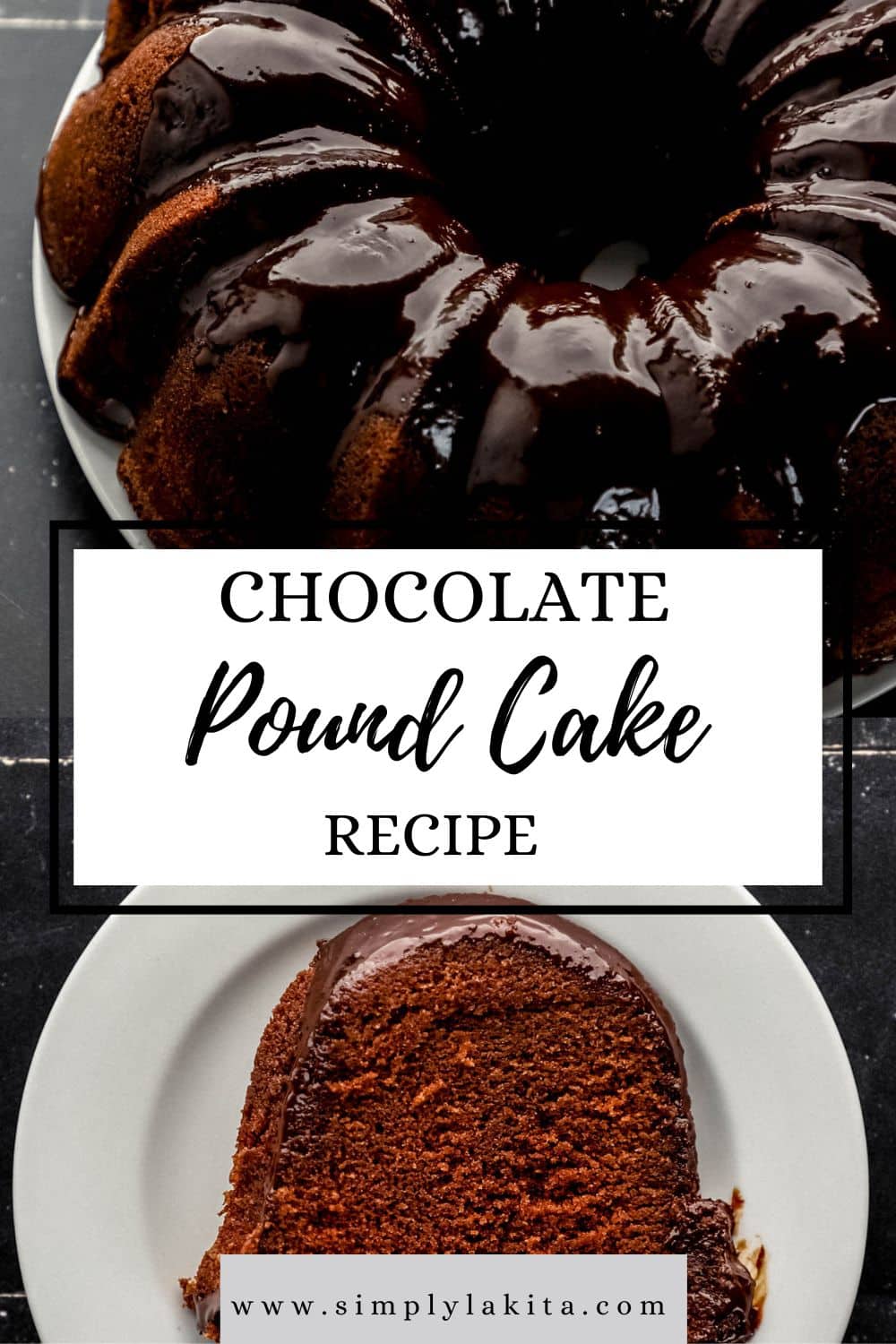 Chocolate Sour Cream Pound Cake Recipe (Moist & Rich!) | Simply LaKita