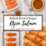 Four process photos to make salmon on pin with text overlay.