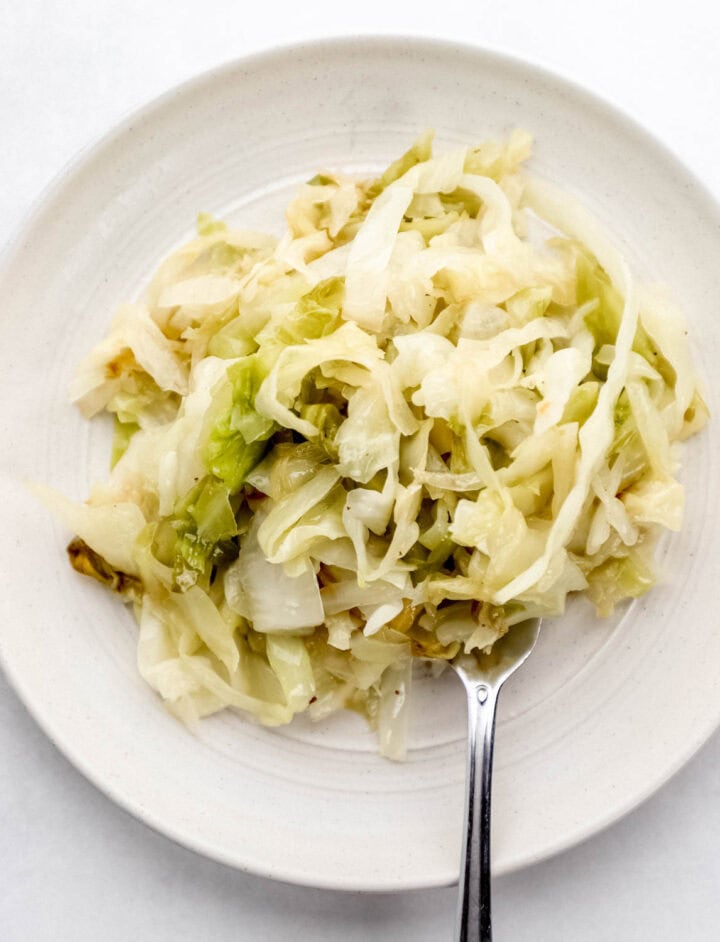 Southern Fried Cabbage With Bacon Easy One Skillet Side Dish